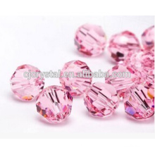 Оптовый розовый шарик стеклянного drawbench, стеклянные бусы дешево, горячие продавая кристаллические шарики